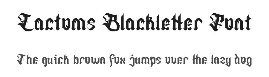 Lactoms Blackletter Font by Dhabee — Blackletter Font