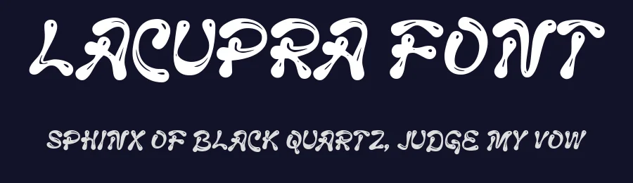 Lacupra Font by Drizy — Display Font — thumbnail 2