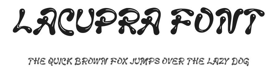 Lacupra Font by Drizy — Display Font