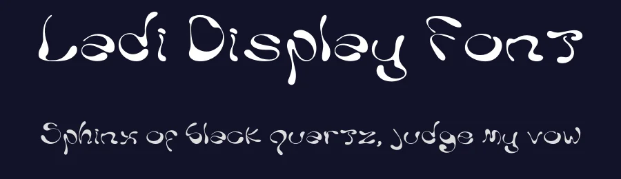 Ladi Display Font by Milena Leimig — Display Font — thumbnail 2