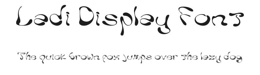 Ladi Display Font by Milena Leimig — Display Font