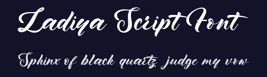 Ladiya Script Font by MaikoHatta — Script Handwritten Font — thumbnail 2