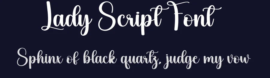 Lady Script Font by creativeletter — Script Handwritten Font — thumbnail 2