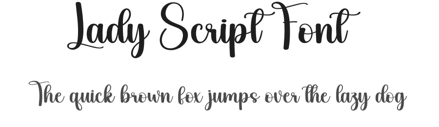 Lady Script Font by creativeletter — Script Handwritten Font