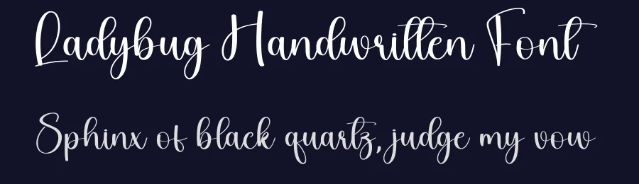 Ladybug Handwritten Font by andikastudio — Script Handwritten Font — thumbnail 2