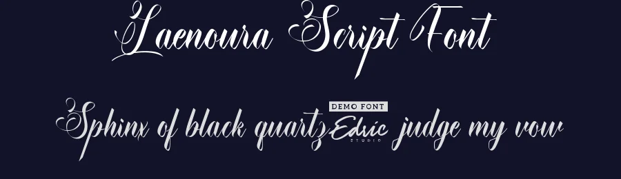 Laenoura Script Font by edricstudio — Script Handwritten Font — thumbnail 2
