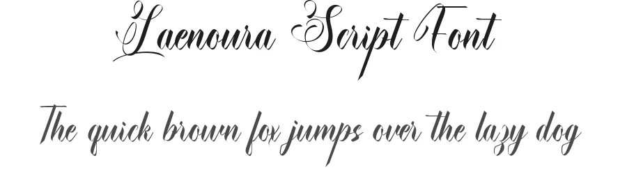 Laenoura Script Font by edricstudio — Script Handwritten Font