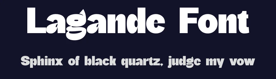 Lagande Font by Almeera Studio — Sans Serif Font — thumbnail 2