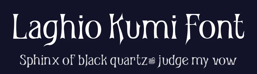 Laghio Kumi Font by twinletter — Display Font — thumbnail 2