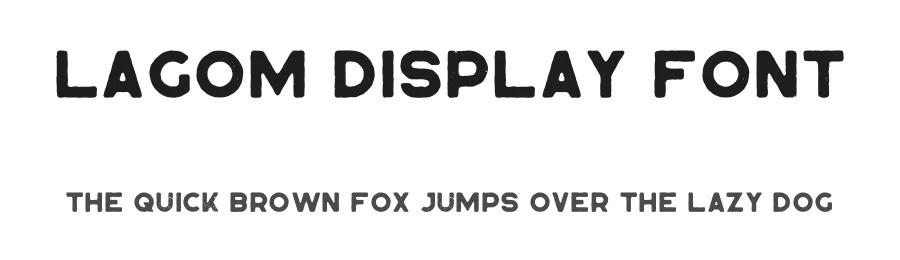 Lagom Display Font by vp_creative_shop — Display Font