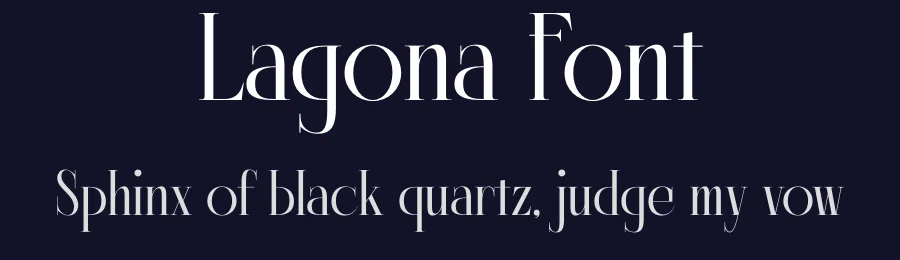 Lagona Font by timelesstype.co — Display Font — thumbnail 2
