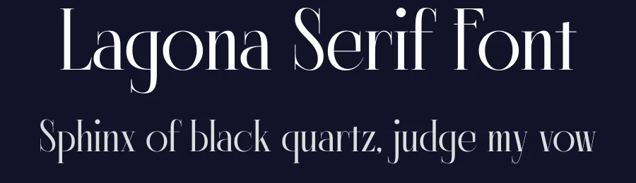 Lagona Serif Font by timelesstype.co — Display Font — thumbnail 2