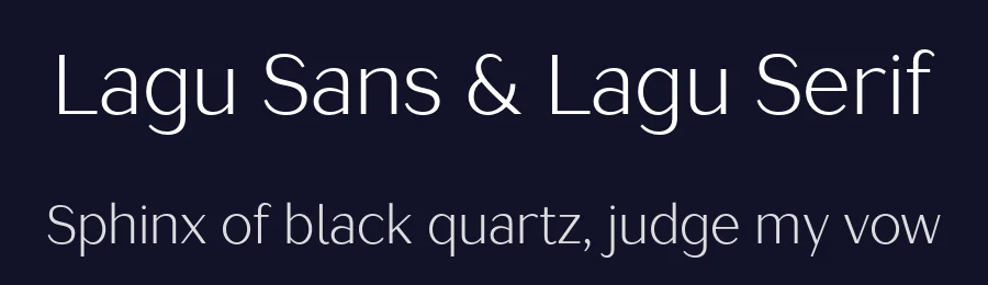 Lagu Sans & Lagu Serif by Alessio Laiso — Sans Serif Font — thumbnail 2
