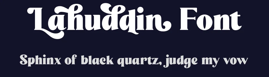 Lahuddin Font by ahweproject — Display Font — thumbnail 2