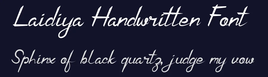 Laidiya Handwritten Font by planetz studio — Script Handwritten Font — thumbnail 2