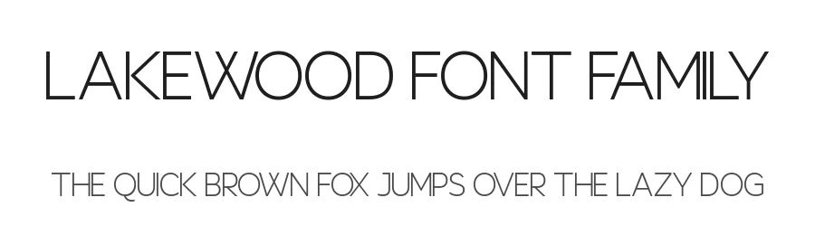Lakewood Font Family by Nan Design — Sans Serif Font