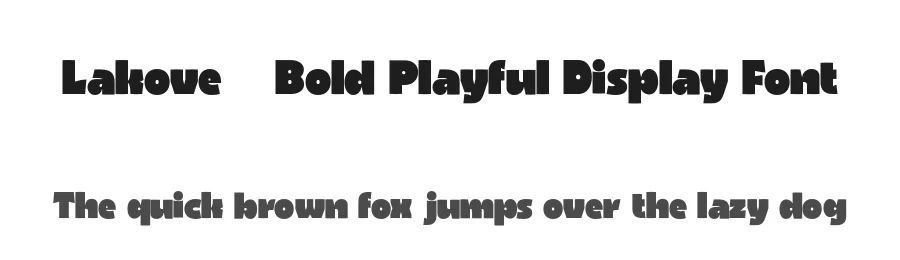 Lakove – Bold Playful Display Font by roomspace.cl — Display Font
