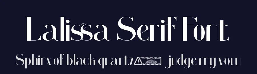 Lalissa Serif Font by fontkong — Serif Font — thumbnail 2