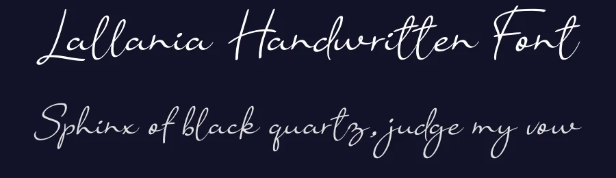 Lallania Handwritten Font by andikastudio — Script Handwritten Font — thumbnail 2