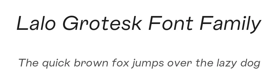 Lalo Grotesk Font Family by Nois — Sans Serif Font