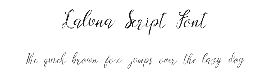Laluna Script Font by Gfont — Script Handwritten Font