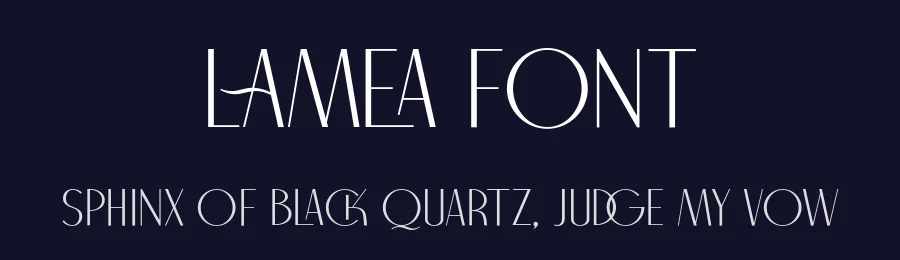 Lamea Font by fontcade — Serif Font — thumbnail 2