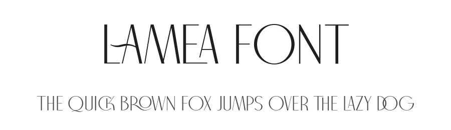 Lamea Font by fontcade — Serif Font