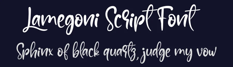 Lamegoni Script Font by andikastudio — Script Handwritten Font — thumbnail 2
