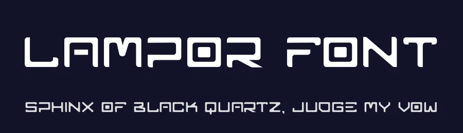 Lampor Font by hayoyuka8 — Display Font — thumbnail 2