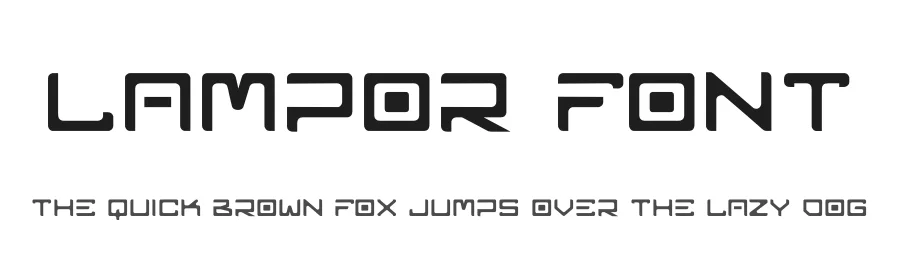 Lampor Font by hayoyuka8 — Display Font