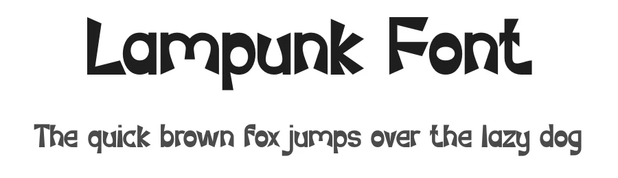 Lampunk Font by Maiko Hatta — Display Font