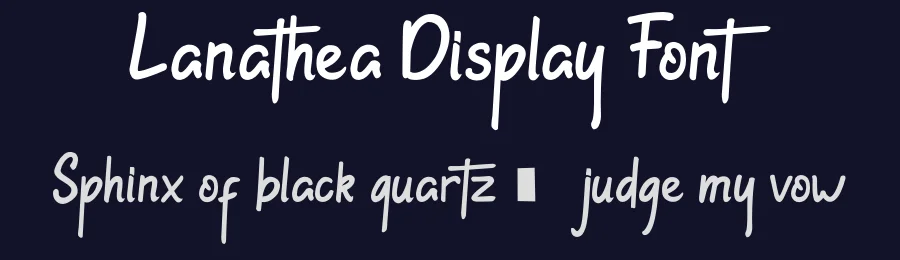 Lanathea Display Font by majelis art — Script Handwritten Font — thumbnail 2