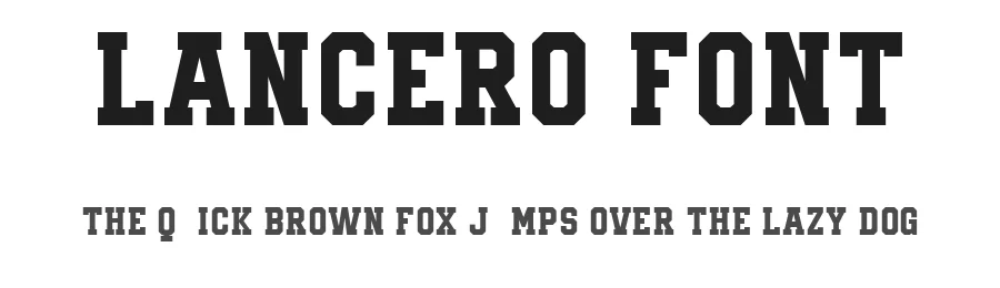 Lancero Font by Ragamkata — Display Font