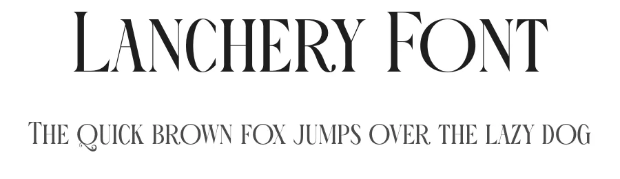 Lanchery Font by Shakira Studio β Serif Font