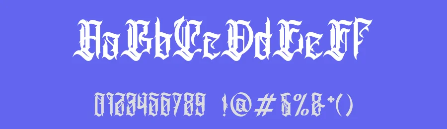 Lancielot Font by Dhabee — Blackletter Font — thumbnail 3