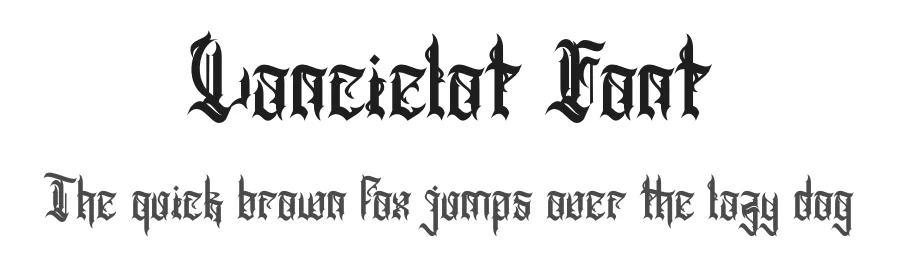 Lancielot Font by Dhabee β Blackletter Font