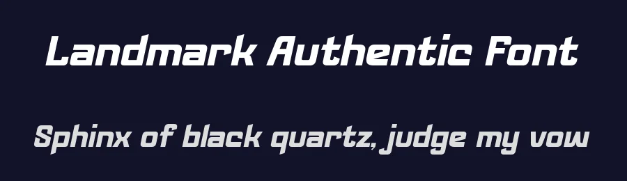 Landmark Authentic Font by timelesstype.co — Display Font — thumbnail 2