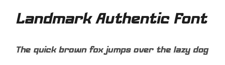Landmark Authentic Font by timelesstype.co — Display Font