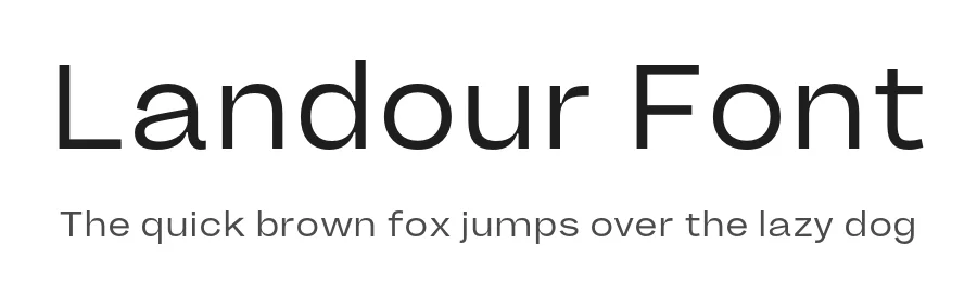 Landour Font by RajeshRajput — Sans Serif Font