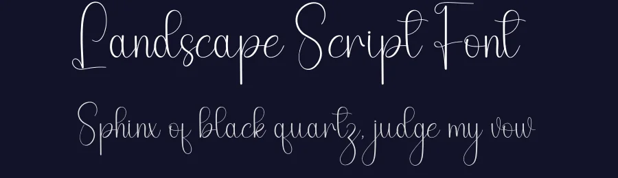 Landscape Script Font by andikastudio — Script Handwritten Font — thumbnail 2