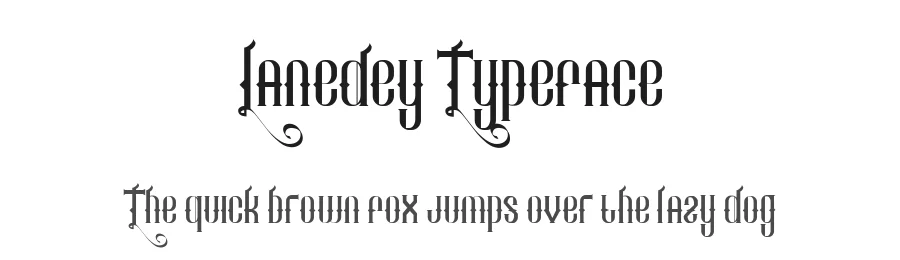 Lanedey Typeface by RazanaStore — Display Font