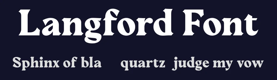 Langford Font by Second Son Radiance — Serif Font — thumbnail 2