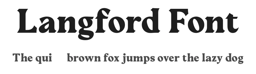 Langford Font by Second Son Radiance — Serif Font