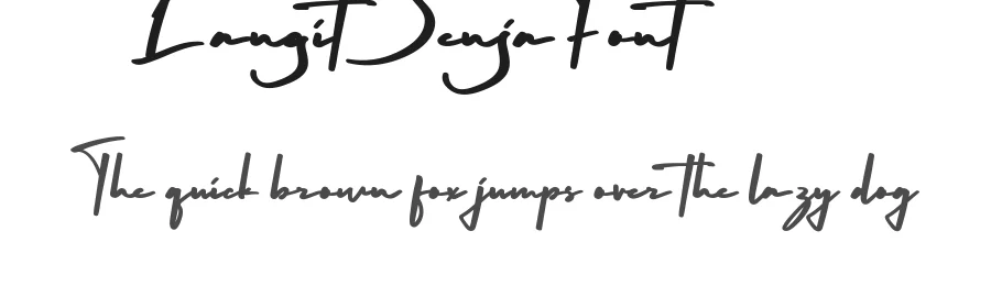 Langit Senja Font by nihstudio — Script Handwritten Font