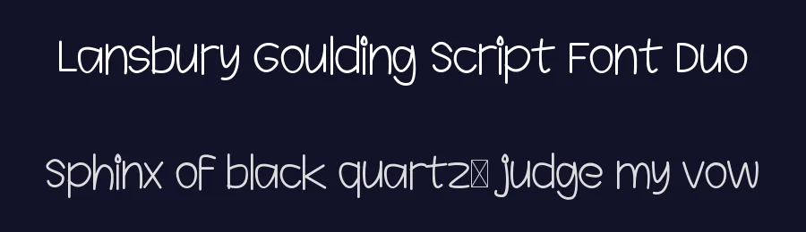 Lansbury Goulding Script Font Duo by edricstudio — Script Handwritten Font — thumbnail 2