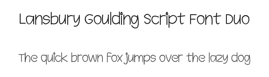 Lansbury Goulding Script Font Duo by edricstudio — Script Handwritten Font