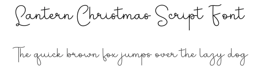 Lantern Christmas Script Font by andikastudio — Script Handwritten Font