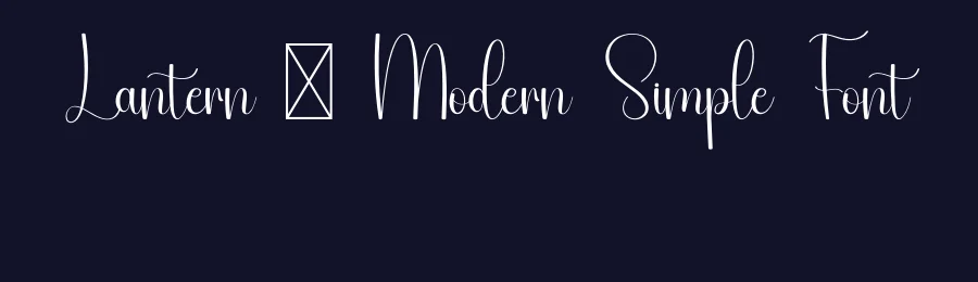 Lantern – Modern Simple Font by freshtypeink — Script Handwritten Font — thumbnail 2