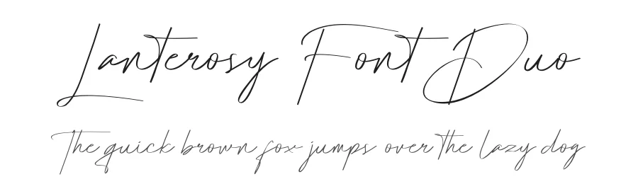 Lanterosy Font Duo by jadatype — Sans Serif Font