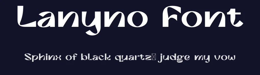 Lanyno Font by BarakaType — Display Font — thumbnail 2